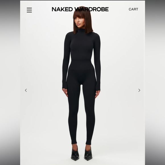NWOT- Naked Wardrobe- Super High-Rise Ribbed Leggings- XL- X.Tall- Black-Read ⬇️ - Picture 1 of 13